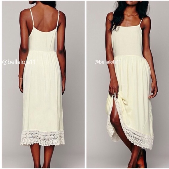 NEW Free People bohemian crochet dress. - Picture 3 of 5